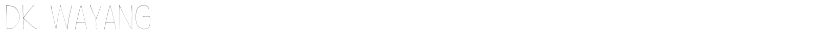 DK Wayang font preview